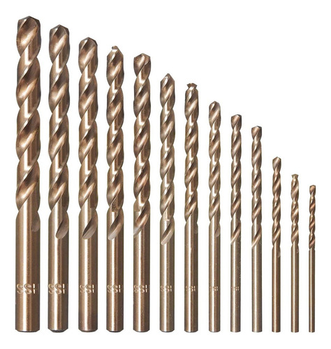 . Conjunto De Brocas De Cobalto M35 De 13 Peças Para Aço