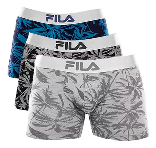 comprar Pack X3 Bóxer Fila Estampado Palmeras A Precio De Oferta.