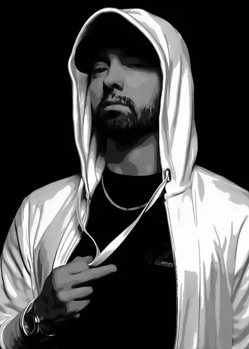 Quadro Decorativo Eminem Recovery - Memória Rock