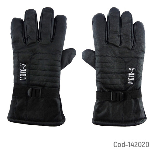 Guantes Moto De Cuero Contra El Frio Modelo M1 Marca Moto-x