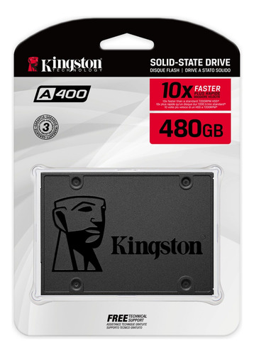 Disco Duro Kingston Estado Solido A400 480gb Sata3 2.5 6gb  