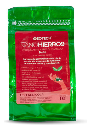 Nano Hierro Uso Agricola X 1 Kg 