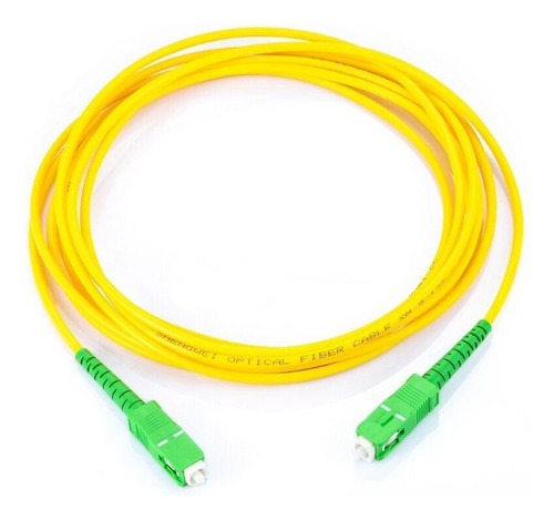 Cable Fibra Optica Patch Cord De Fibra Sc/apc Sc/apc 3 Mts