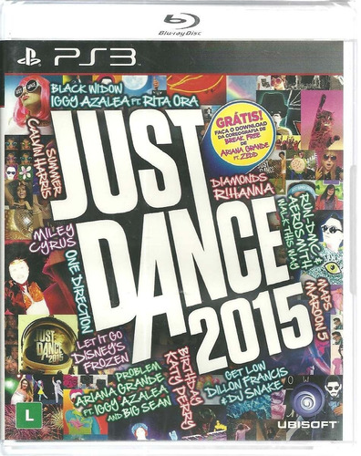 Just Dance 2015 Ps3 Original Lacrado Mídia Física Português