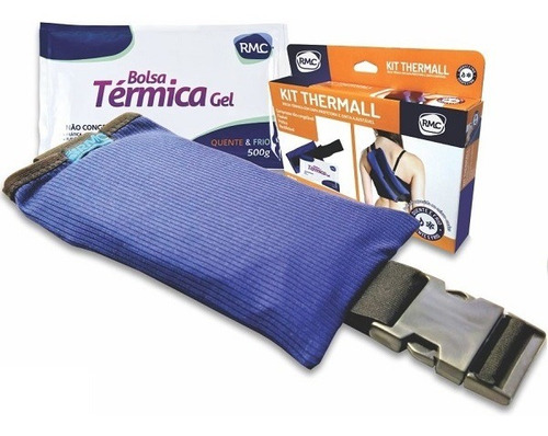 Kit Bolsa Gel Termica + Cinta Ajustável + Capa Thermall Rmc