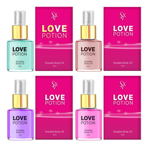 Aceite Lubricante Intimo Love Potion Comestible Sabores