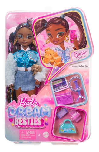 Boneca Barbie Dream Besties Articulada C/ Acessórios -mattel