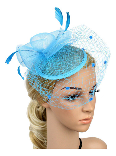 Gorro Para Mujer R Fascinators, Moderno, Con Plumas, Cóctel,