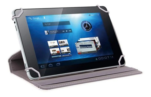 Imagen 2 de 4 de Funda Tablet 7´´ Universal Book Cover Cuero Pu Con Soporte