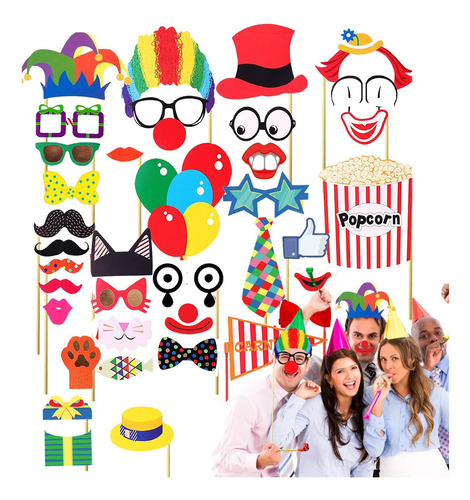 Accesorios Para Fotos De Carnaval Accesorios Para Fotomatón