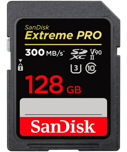 Tarjeta Memoria 128gb 300mbs Sandisk Extreme Pro Uhs-ii Sdxc