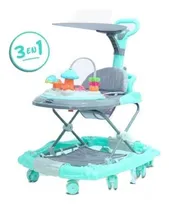 Comprar Andador Para Bebe Caminador Bandeja De Comer Nuevos Color Verde