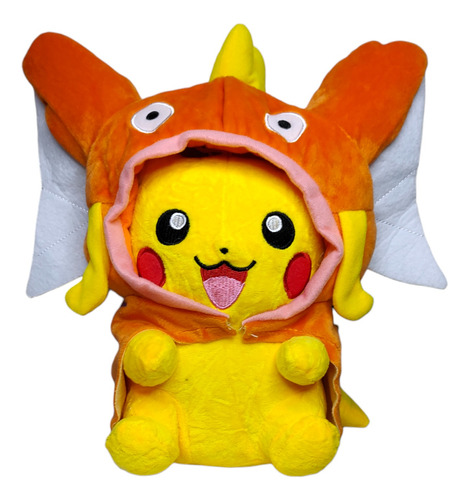 Peluche Pokemon Pikachu Disfraz Magikarp 25cm Extra Relleno