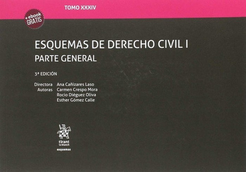 Tomo Xxxiv Esquemas De Derecho Civil I Parte General 3ª ...