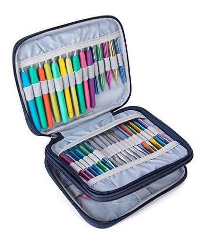 Imagen 4 de 6 de Estuche Cartuchera Organ P/agujas Tejer All In One Puntos