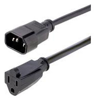 Startech.com 1415r-3f-power-cord Cable De 1m  De Extension D