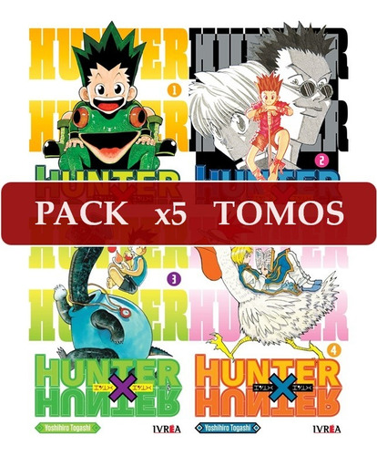 Manga Hunter X Hunter - Pack X 5 Tomos A Elección - Ivrea