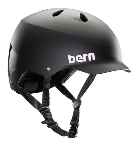 Casco Bern Watts Bici Skate Long Snow Esqui Mtb Matte Black