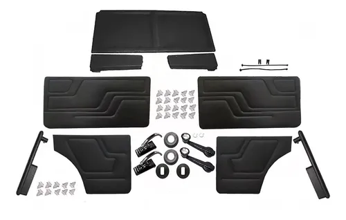 comprar Kit Completo Paneles Tapizados Fiat 147 Spazio Manijas Interiores Apoyabrazos Clip Bandeja Luneta