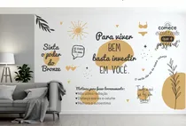 Comprar Adesivo Parede Boho Bronzeamento Pele Estética Beleza Bbz4