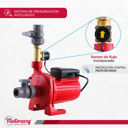 Imagen 5 de 12 de Bomba Agua Presurizadora Motorarg - Tip Te 14 0.5 Hp