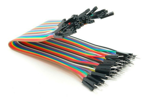 40 Cables Dupont Protoboard 20cms Arduino / Electroardu