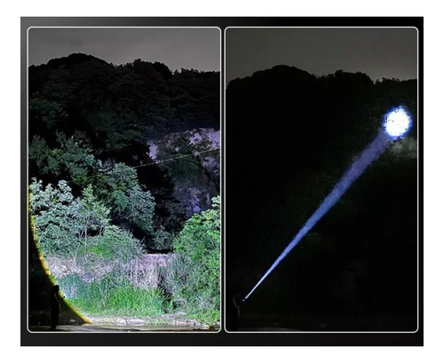 Linterna Portátil De Luz De Carretera Con Zoom 3000 Lm