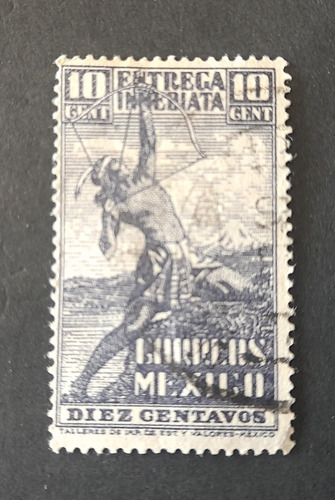 Sello Mexico - 1934 - Correo Urgente