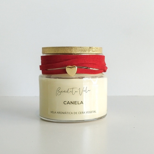Imagem 4 de 5 de Vela Aromática Vegetal Canela 140 G Full Bendita Vela