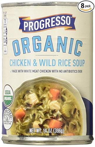 Progreso Pollo Orgánico Y Arroz Salvaje Sopa Puede, De 14 On