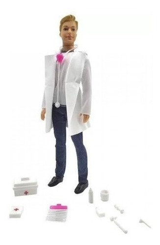 Muñeco Thiago Doctor Con Accesorios Poppi Men Doll No Ken