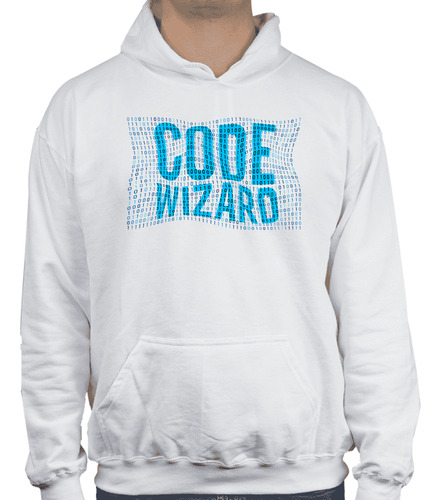 Sudadera Gorro Y Cangurera Para Programador Geek Code Wizard