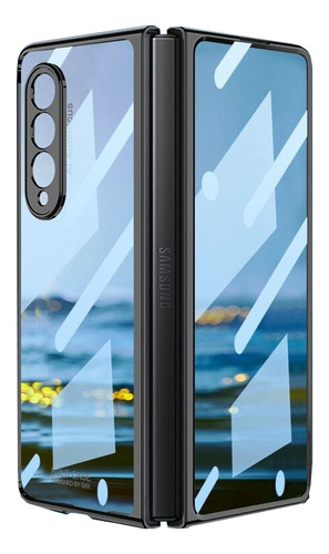 Funda Transparente Chapada Para Samsung Galaxy Z Fold 4 5g