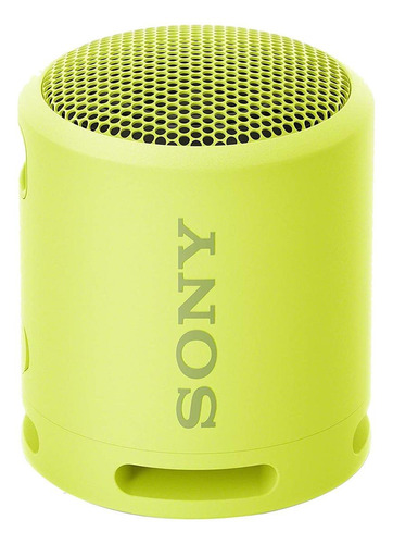 Parlante Sony Extra Bass XB13 SRS-XB13 portátil con bluetooth waterproof amarillo limón 