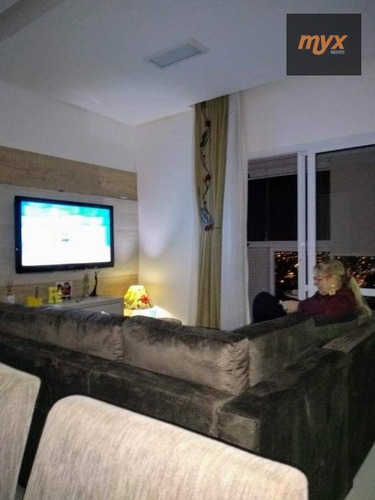 Imagem 8 de 10 de Apartamento Com 2 Dormitórios À Venda, 77 M² Por R$ 720.800,00 - Centro - São Vicente/sp - Ap6038