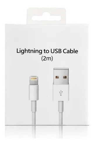 Cable Lightning 2 Metros Cargador Compatible iPhone