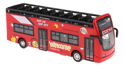 1:32 Modelo Autobús De Pisos Bus Turístico Juguete De