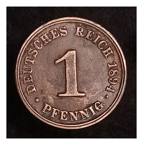 Alemania Imperio 1 Pfennig 1894 J Muy Bueno Km 10