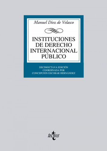 Libro Instituciones De Derecho Internacional Público