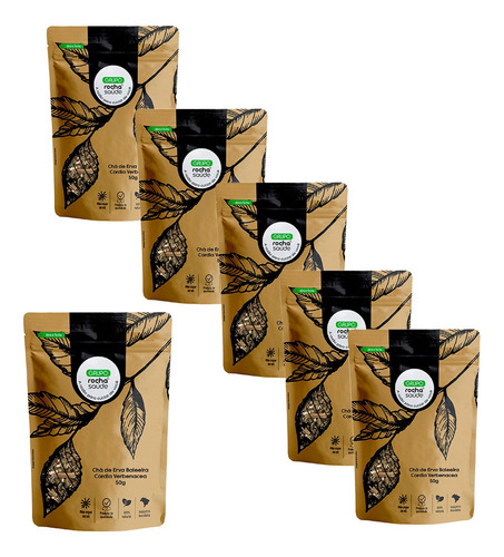 Kit 6 Chá De Erva Baleeira 100% Puro Sensacional 50g