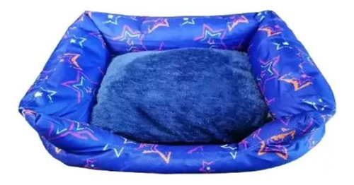 Cama Impermeable Mascotas Diseño Estrellas Colores Mediana