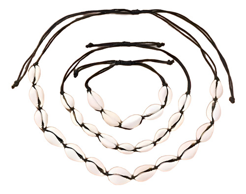 Conjunto 3 Piezas Collar Pulsera Tobillera Moda Playa Mujer