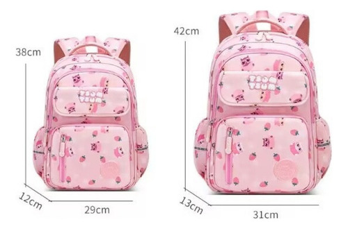 Aplicable A Nueva Mochila Estudiantes Moda Ligero Lindo Gran Capacidad