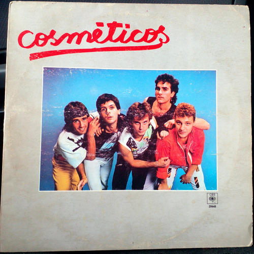 Cosmeticos Vinilo Lp Insert 1985 Impecable Julio Moura Estándar