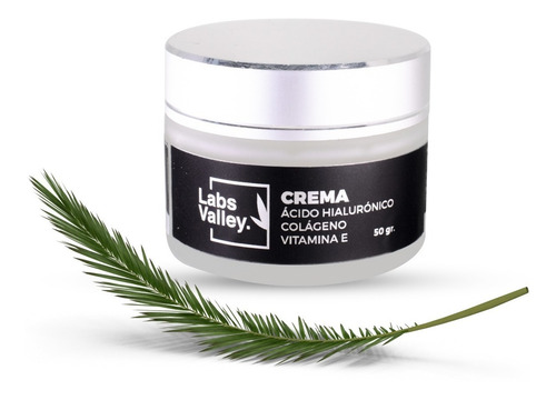 Imagen 1 de 4 de Crema Facial Con Ácido Hialurónico + Colágeno + Vitamina E
