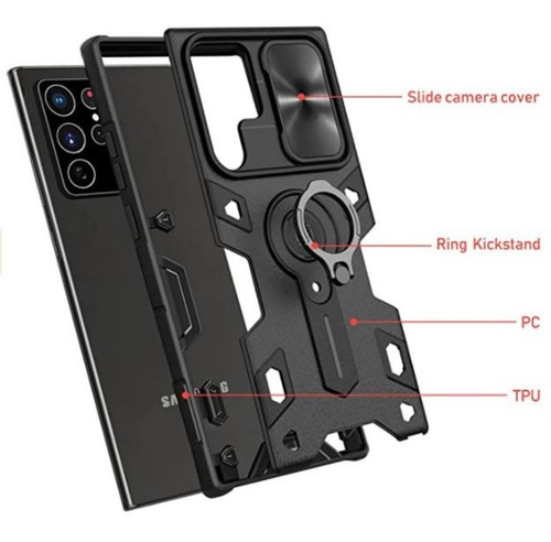 Imagen 6 de 9 de Samsung Galaxy S22 Ultra - Case Nillkin Camshield Armor