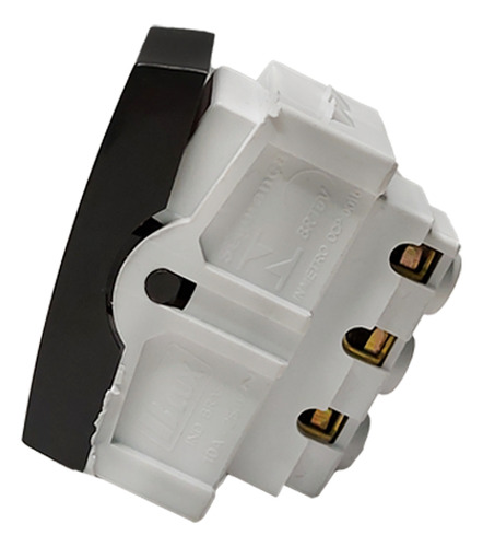 Modulo Interruptor Paralelo Recta Gloss Grafite Blux