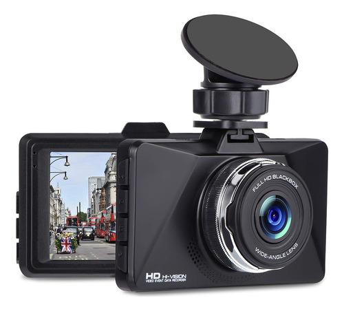Cam Lcd Screen Car Dvr Full Hd With °wide Angle Wdr Sensor