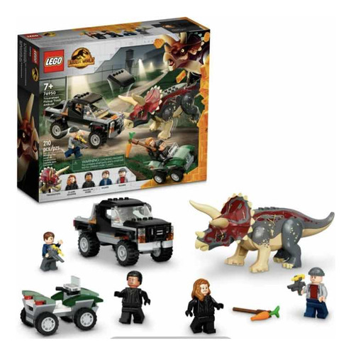 Lego Jurassic World Dominion Triceratops 210 Pzas Mod 76950