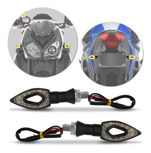 Pisca Seta Led Moto Comet 250 150 Gt Gtr Crz Mirage Prima Wi